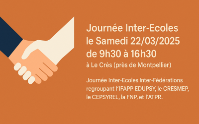 Journée Inter-Ecoles le Samedi 22/03/2025 de 9h30 à 16h30 à Le Crès (près de Montpellier)